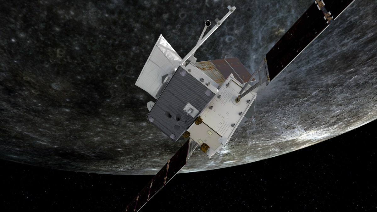 BeciColombo at Mercury